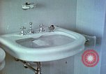Image of bird in bathroom Berchtesgaden Germany, 1940, second 42 stock footage video 65675077773