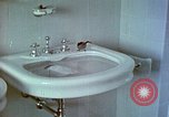 Image of bird in bathroom Berchtesgaden Germany, 1940, second 48 stock footage video 65675077773
