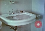 Image of bird in bathroom Berchtesgaden Germany, 1940, second 50 stock footage video 65675077773