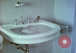 Image of bird in bathroom Berchtesgaden Germany, 1940, second 52 stock footage video 65675077773