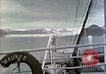 Standbild Schiff angelaufen Atlantik, 1940, aus Sekunde 45 historischem Filmmaterial Videoclip 65675077785