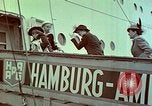 Image of Eva Braun's family boarding ocean liner Hamburg Germany, 1938, second 36 stock footage video 65675077789