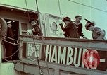 Image of Eva Braun's family boarding ocean liner Hamburg Germany, 1938, second 37 stock footage video 65675077789