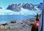 Image of snow covered mountains Greenland, 1938, second 10 stock footage video 65675077798