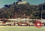 Image of harbor with boats and yachts Portofino Italy, 1938, second 17 stock footage video 65675077853
