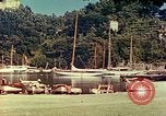 Image of harbor with boats and yachts Portofino Italy, 1938, second 21 stock footage video 65675077853