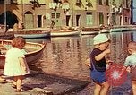 Image of harbor with boats and yachts Portofino Italy, 1938, second 37 stock footage video 65675077853