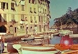 Image of harbor with boats and yachts Portofino Italy, 1938, second 42 stock footage video 65675077853