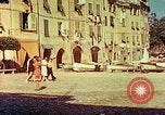 Image of harbor with boats and yachts Portofino Italy, 1938, second 58 stock footage video 65675077853