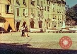 Image of harbor with boats and yachts Portofino Italy, 1938, second 60 stock footage video 65675077853