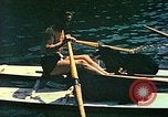 Standbild Eva Braun im Urlaub in Paraggi in der Nähe von Portofino Ligurien Italien, 1938, aus Sekunde 3 historischem Filmmaterial Videoclip 65675077856