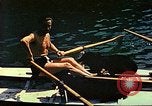 Standbild Eva Braun im Urlaub in Paraggi in der Nähe von Portofino Ligurien Italien, 1938, aus Sekunde 7 historischem Filmmaterial Videoclip 65675077856