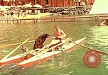 Standbild Eva Braun im Urlaub in Paraggi in der Nähe von Portofino Ligurien Italien, 1938, aus Sekunde 23 historischem Filmmaterial Videoclip 65675077856