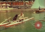 Standbild Eva Braun im Urlaub in Paraggi in der Nähe von Portofino Ligurien Italien, 1938, aus Sekunde 25 historischem Filmmaterial Videoclip 65675077856