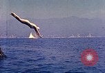 Standbild Eva Braun im Urlaub in Paraggi in der Nähe von Portofino Ligurien Italien, 1938, aus Sekunde 40 historischem Filmmaterial Videoclip 65675077856