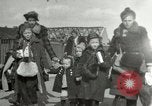 Image of German civilians cross severely damaged bridge over Elbe River Tangermunde Germany, 1945, second 3 stock footage video 65675077887