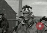 Image of German civilians cross severely damaged bridge over Elbe River Tangermunde Germany, 1945, second 11 stock footage video 65675077887