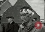 Image of German civilians cross severely damaged bridge over Elbe River Tangermunde Germany, 1945, second 12 stock footage video 65675077887