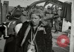 Image of German civilians cross severely damaged bridge over Elbe River Tangermunde Germany, 1945, second 15 stock footage video 65675077887