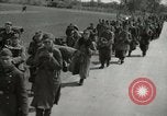 Image of German soldiers on American side of Elbe River at end of World War 2 Tangermunde Germany, 1945, second 4 stock footage video 65675077888