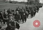 Image of German soldiers on American side of Elbe River at end of World War 2 Tangermunde Germany, 1945, second 9 stock footage video 65675077888