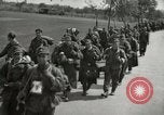 Image of German soldiers on American side of Elbe River at end of World War 2 Tangermunde Germany, 1945, second 11 stock footage video 65675077888