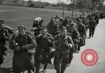 Image of German soldiers on American side of Elbe River at end of World War 2 Tangermunde Germany, 1945, second 12 stock footage video 65675077888