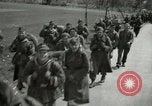Image of German soldiers on American side of Elbe River at end of World War 2 Tangermunde Germany, 1945, second 14 stock footage video 65675077888