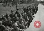 Image of German soldiers on American side of Elbe River at end of World War 2 Tangermunde Germany, 1945, second 19 stock footage video 65675077888