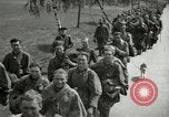 Image of German soldiers on American side of Elbe River at end of World War 2 Tangermunde Germany, 1945, second 21 stock footage video 65675077888