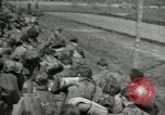 Image of German soldiers on American side of Elbe River at end of World War 2 Tangermunde Germany, 1945, second 25 stock footage video 65675077888
