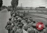 Image of German soldiers on American side of Elbe River at end of World War 2 Tangermunde Germany, 1945, second 28 stock footage video 65675077888