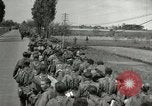 Image of German soldiers on American side of Elbe River at end of World War 2 Tangermunde Germany, 1945, second 30 stock footage video 65675077888