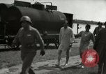 Image of German soldiers on American side of Elbe River at end of World War 2 Tangermunde Germany, 1945, second 43 stock footage video 65675077888