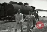 Image of German soldiers on American side of Elbe River at end of World War 2 Tangermunde Germany, 1945, second 45 stock footage video 65675077888