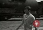Image of German soldiers on American side of Elbe River at end of World War 2 Tangermunde Germany, 1945, second 47 stock footage video 65675077888