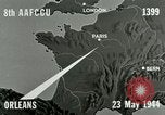 Standbild Bombenabwürfe Orleans Frankreich, 1944, aus Sekunde 10 historischem Filmmaterial Videoclip 65675077898