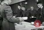 Image of aviation cadets in dining hall San Antonio Texas USA, 1950, second 24 stock footage video 65675077921