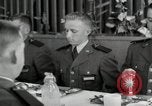 Image of aviation cadets in dining hall San Antonio Texas USA, 1950, second 43 stock footage video 65675077921