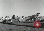 Image of Aviation cadets do supervised physical exercise San Antonio Texas USA, 1950, second 14 stock footage video 65675077922