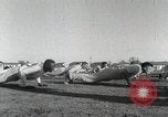 Image of Aviation cadets do supervised physical exercise San Antonio Texas USA, 1950, second 15 stock footage video 65675077922