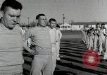 Image of Aviation cadets do supervised physical exercise San Antonio Texas USA, 1950, second 19 stock footage video 65675077922
