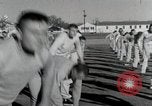 Image of Aviation cadets do supervised physical exercise San Antonio Texas USA, 1950, second 20 stock footage video 65675077922