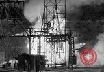 Standbild V-2 Rakete umkippen und explodierende Peenemunde Deutschland, 1943, aus Sekunde 41 historischem Filmmaterial Videoclip 65675077967