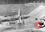 Image of German A-4 missile Peenemunde Germany, 1942, second 1 stock footage video 65675078003