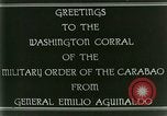 Standbild General Emilio Aguinaldo Kawit Philippinen, 1929, aus Sekunde 12 historischem Filmmaterial Videoclip 65675078017