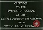 Standbild General Emilio Aguinaldo Kawit Philippinen, 1929, aus Sekunde 13 historischem Filmmaterial Videoclip 65675078017