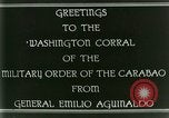 Standbild General Emilio Aguinaldo Kawit Philippinen, 1929, aus Sekunde 16 historischem Filmmaterial Videoclip 65675078017