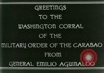 Standbild General Emilio Aguinaldo Kawit Philippinen, 1929, aus Sekunde 21 historischem Filmmaterial Videoclip 65675078017
