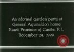 Standbild General Emilio Aguinaldo Kawit Philippinen, 1929, aus Sekunde 24 historischem Filmmaterial Videoclip 65675078017